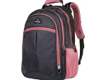 Volkano Orthopaedic Backpack 36L - Dark Grey/ Pink