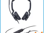 Yealink UH46 Dual USB Headset, USB-C with USB-C/A Adapter, MS Teams Certified