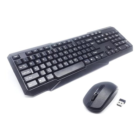 UniQue Wireless USB 104 Keys Standard US Layout Keyboard