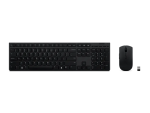 Lenovo 4X31N94475 Essential 100 Black Wireless Keyboard & Mouse Combo