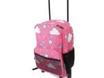 Journal 600D Girls Unicorn Trolley Backpack Pink