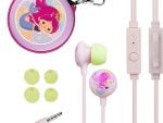 Volkano Kiddies Series Earphones with Keychain - Mermaid