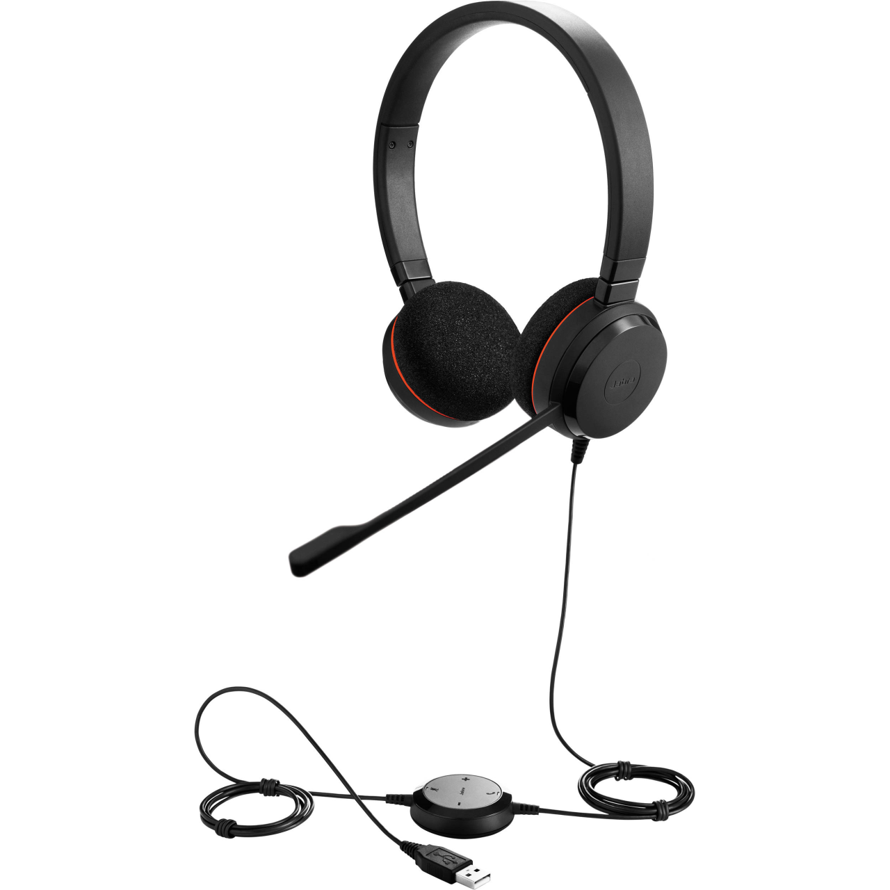 Jabra Evolve 20, Duo Headset with USB C/A, MS Version