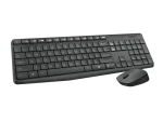 Logitech MK235 - Wireless Keyboard and Mouse combo - Graphite - USB