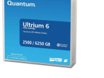 Quantum LTO-6 (2.5TB / 6.25TB) Ultrium Tape Media Cartridge