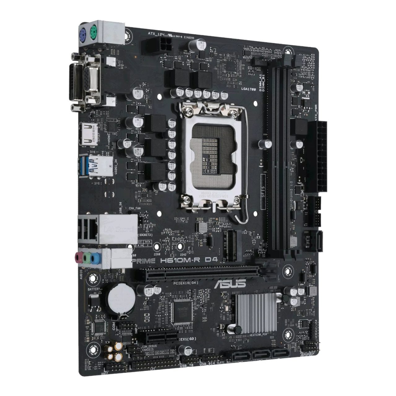 ASUS PRIME H610M-R D4 LGA 1700 M-ATX Gaming Motherboard Integration