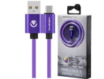 Volkano Fashion series cable Lightning 1.8m - Purple
