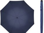 Casey Handheld Large Navy Blue Umbrella