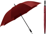 Casey Handheld Large Maroon Umbrella-16-Panel Design, Polyester Fabric