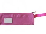 Nexx Fabric 1 Pocket 33cm Pink Pencil Bag