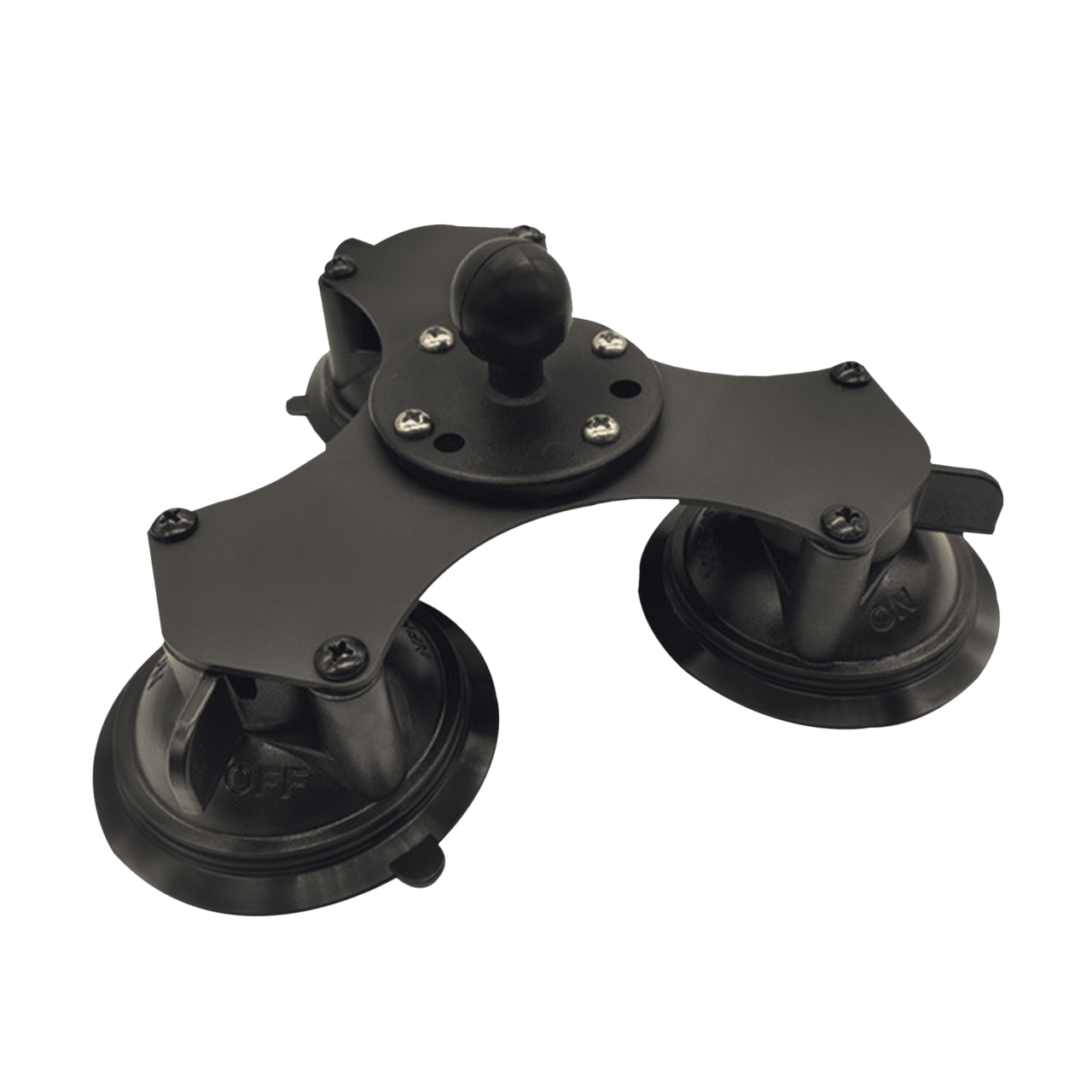 Rizzen Triple Suction Cup Base with 1.5 inch round ball
