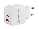 Amplify Dual Wall Charger Type-C + USB (45W)