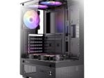 Antec VCX200 RGB Elite ATX Mid-Tower Gaming Chassis - Black