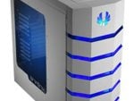 Bitfenix Colossus White with Blue