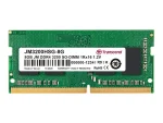 Transcend JetRam 8GB DDR4-3200 CL22 SODIMM - 1.2V