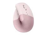 Logitech Lift Vertical Ergonomic Mouse - Rose/Dark Rose