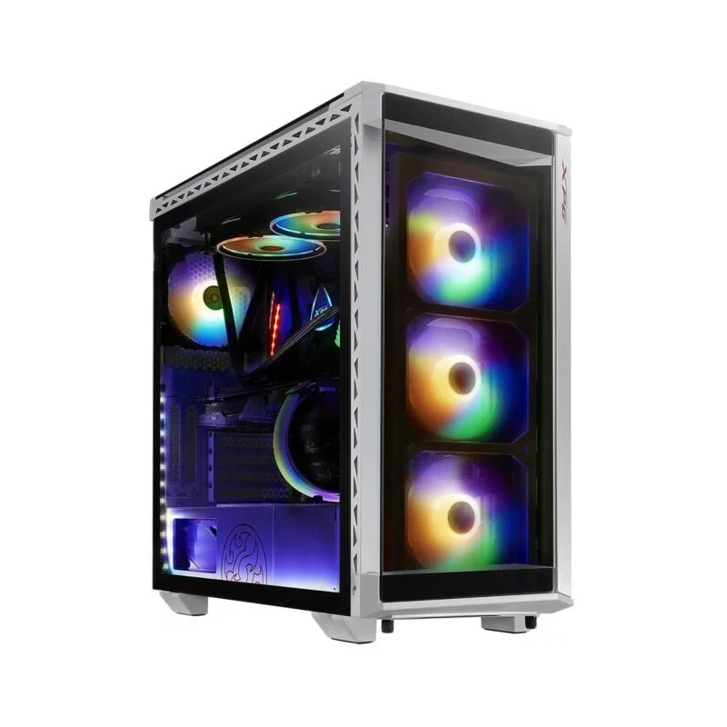 Adata XPG Battle Cruiser White EATX case with 4 Tempered Glass Panels