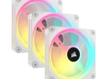 Corsiar iCUE Link QX120 RGB 120mm PWM Fan Starter Kit - White