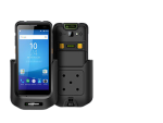 Vehicle charger cradle with type-C interface and VESA slots (does not include Chainway scanner)