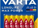 VARTA MAX POWER ALKALINE 6 PACK AAA BATTERIES