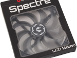 BitFenix Spectre LED Transparent with Blue LED Fan - 140 x 140 x 25 mm
