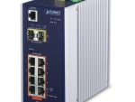 Planet Industrial 8-port 10/100/1000T 802.3at PoE + 2-port 1G/2.5G SFP
