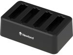 Newland-4-slot battery charger for MT90 series; incl. multiplug adapter