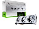 MSI GeForce RTX 5080 VENTUS 3X OC 16GB GDDR7 Graphics Card - White
