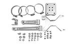 Mounting Kit for Ruckus T610/T610s and spare for T710/T710s T310 series