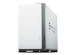 DiskStation 2 Bay NAS; 4-core 1.7 GHz;  1 GB DDR4 non-ECC