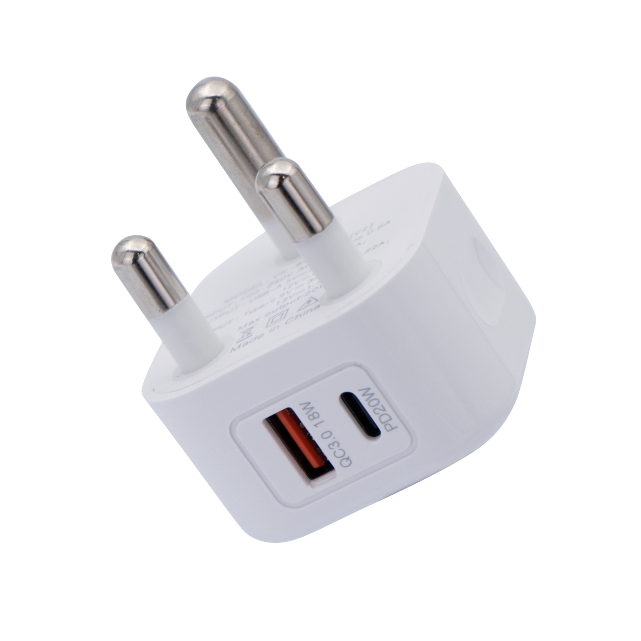 Volkano Robust Series 3Pin SA to 20W PD + QC 3.0