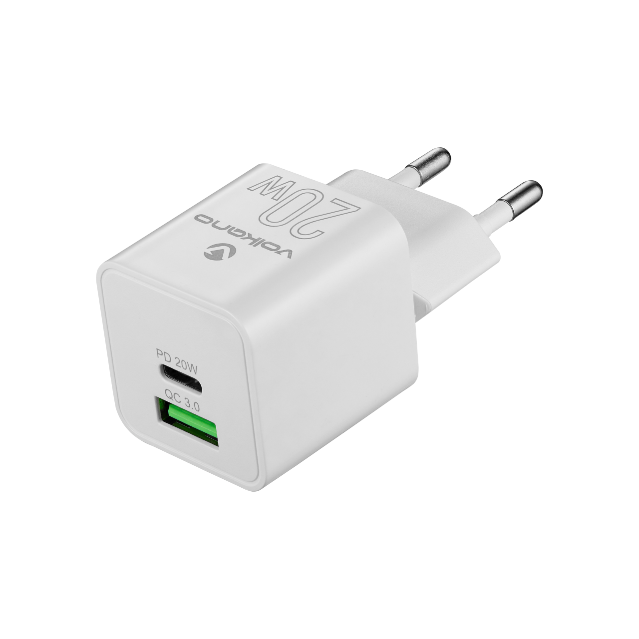 Volkano Dyna Duo 20W PD + Q.C 3.0 Wall Charger