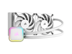 Corsair iCUE H100i RGB Elite Liquid CPU Cooler - White