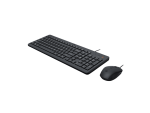 HP 150 Wired Mouse and Keyboard Combo English - Black