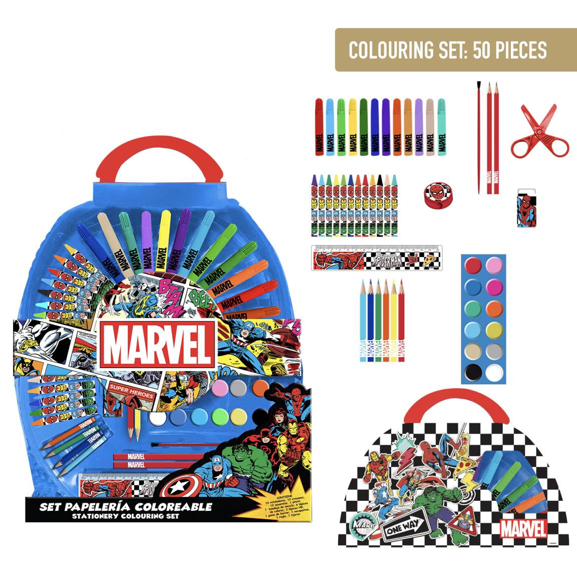 Marvel Avengers 50 Piece Stationery Set