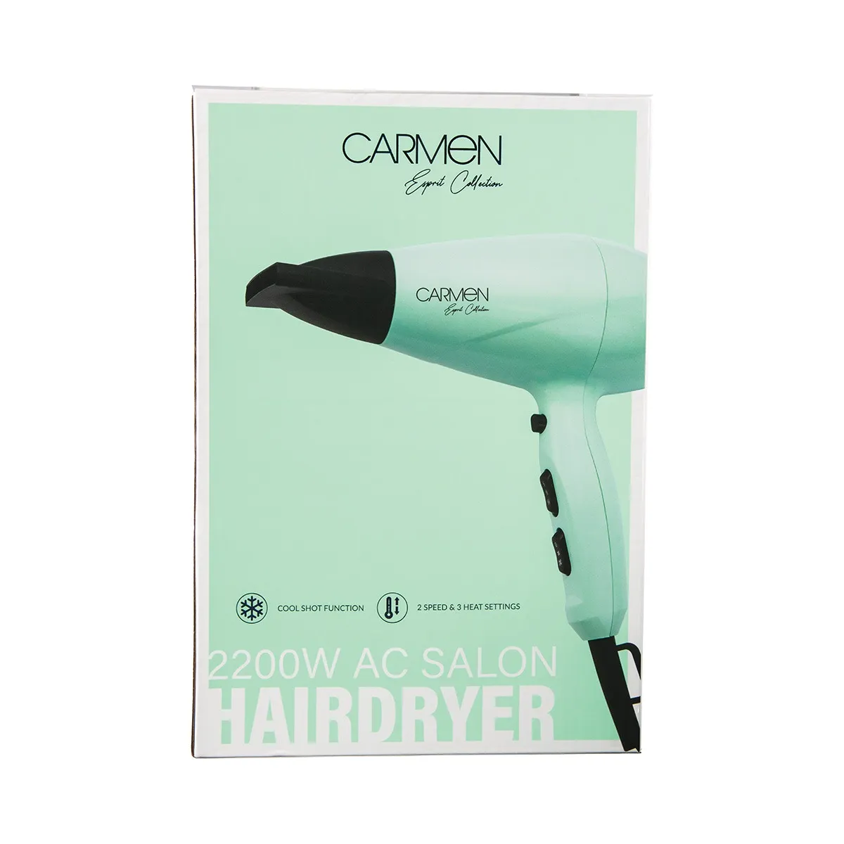 Carmen Colours 2200w AC Hair Dryer