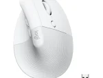 Logitech Lift Vertical Ergonomic Mouse - Off-White/Pale Grey