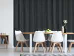Slatted wall panel 600 x 2400 - Black Wood