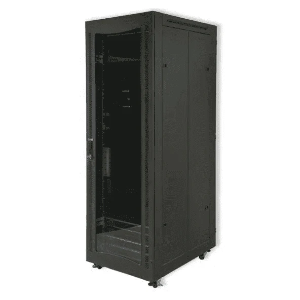 42U CP server / networking cabinet 4x uprights 4x feets Incl Gland