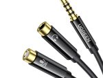 UGreen AV141 3.5mm Headset Splitter Cable (1x Male to 2x Female) 20cm
