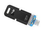 Silicon Power C50 Multifunction 128GB Mobile Flash Drive 128GB Storage Colour Black