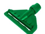 Janitorial Fan Mop Holder Plastic Clip Only  Green