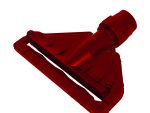 Janitorial Fan Mop Holder Plastic Clip Only  Red