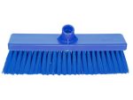 Janitorial Hygiene Broom Head - Hard Blue