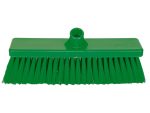 Janitorial Hygiene Broom Head - Hard Green 300mm