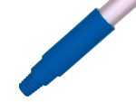 Janitorial Handle - HD Hygiene plastic molded - Thread 25mm x 1.3m Blue