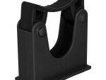 Janitorial Wall Rail Bracket Black
