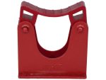 Janitorial Wall Rail Bracket Red