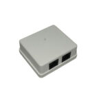 LinkQnet RJ45 CAT 6 Double Wall Mount Surface Box