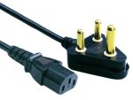 UniQue POWER CABLE SINGLE HEAD Black 1.8meter in Length